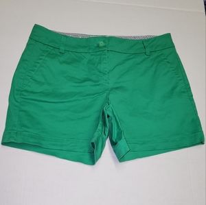 #7011 Crown and Ivy Green Khaki Shorts